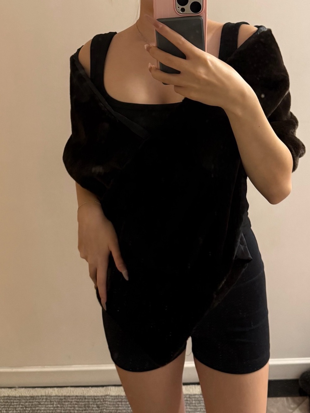 Brown Faux Fur Wrap